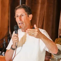 Doug Evans giving a talk at a VWR retreat